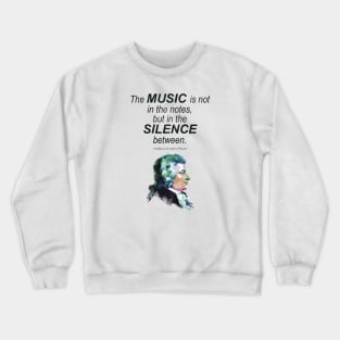 Mozart Quotes Crewneck Sweatshirt